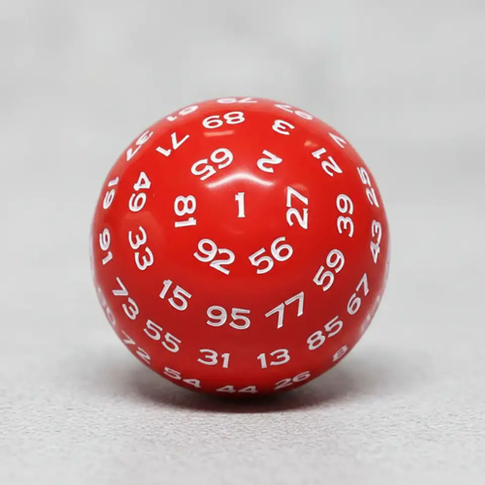 Juego Dados 100 Caras Dado Juego Rol Mesa 823-2 1