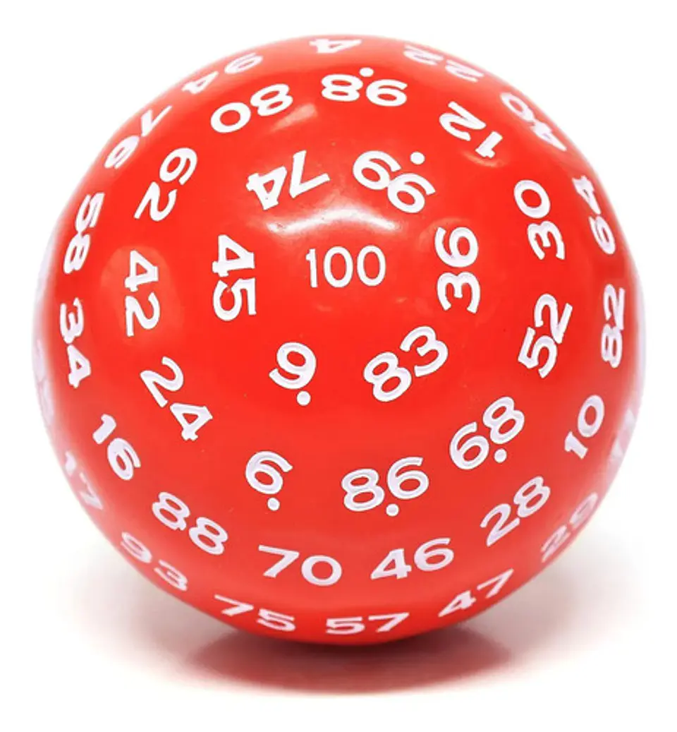 Juego Dados 100 Caras Dado Juego Rol Mesa 823-2 4