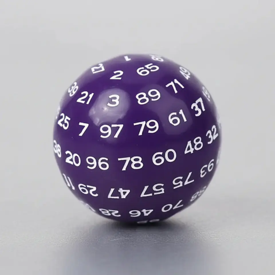 Juego Dados 100 Caras Dado Juego Rol Mesa 823-2 8