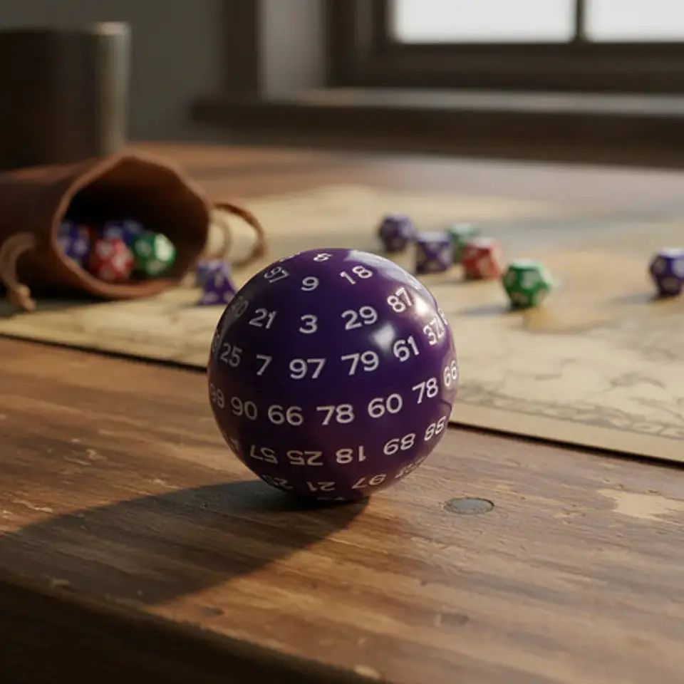 Juego Dados 100 Caras Dado Juego Rol Mesa 823-2 10