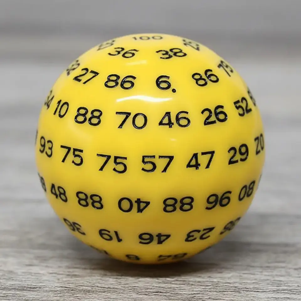 Juego Dados 100 Caras Dado Juego Rol Mesa 823-2 16