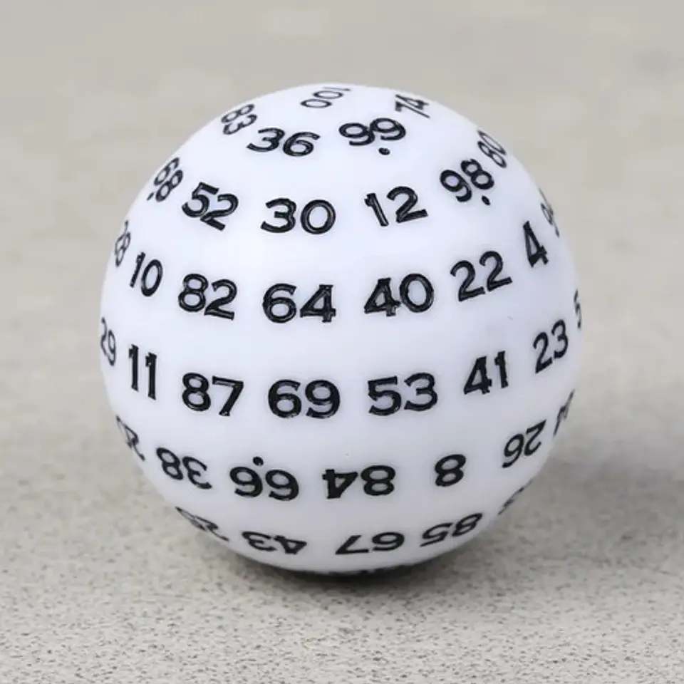 Juego Dados 100 Caras Dado Juego Rol Mesa 823-2 24