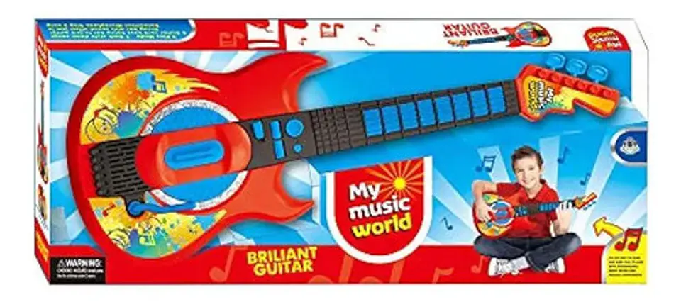 Guitarra  Musical Infantil Con Luces Niños Juguete 5