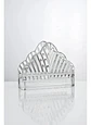 Servilletero De Vidrio Con Diseño De Cristal Elegante - Miniatura 1