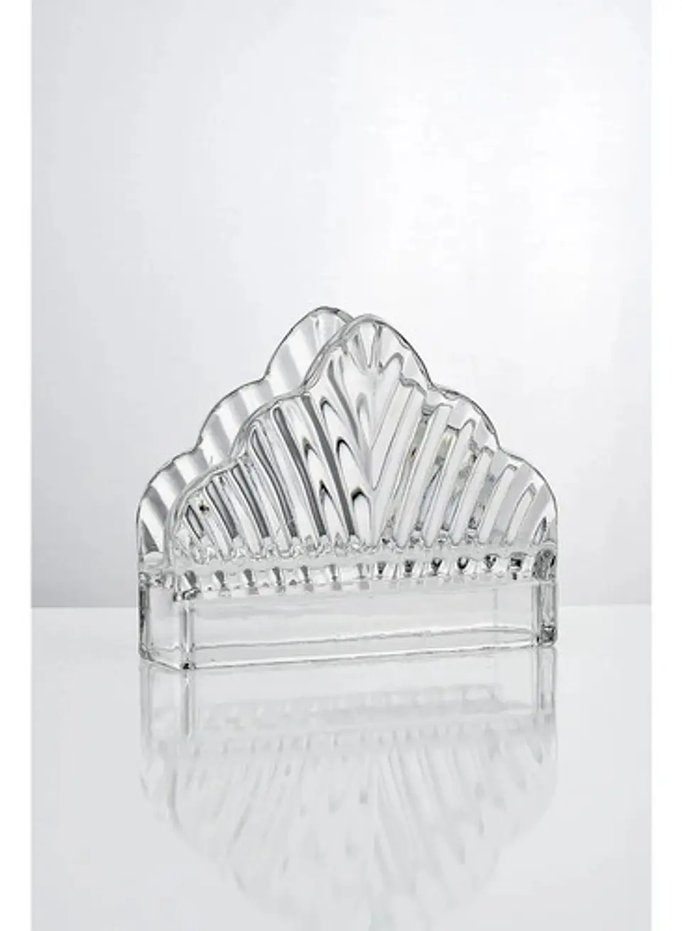 Servilletero De Vidrio Con Diseño De Cristal Elegante 1