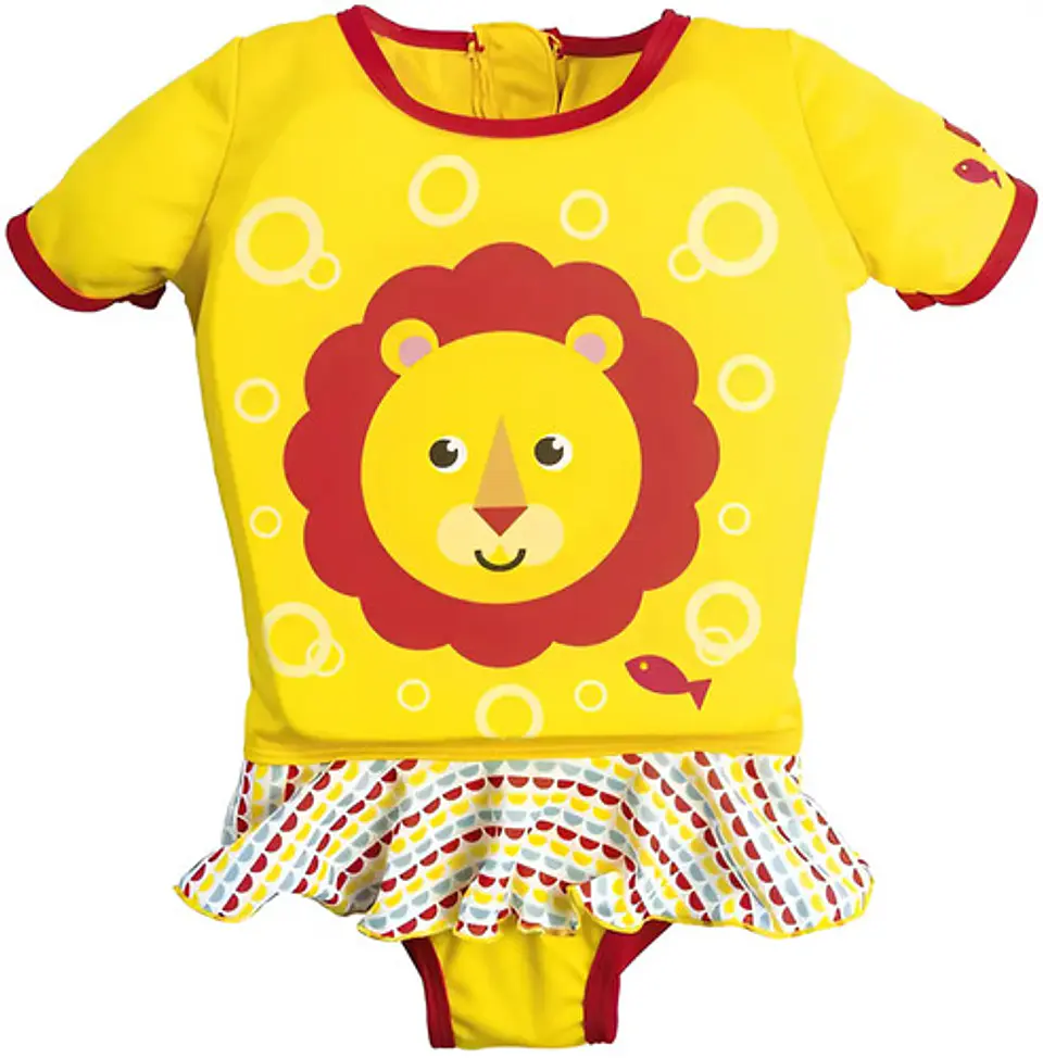 Chaleco Salvavidas Niños Piscina Tipo Vestido De Baño 93523 Color Amarillo Talla S/m---m/l 1