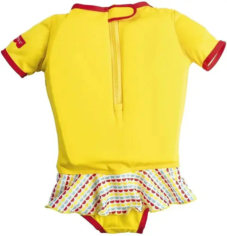 Chaleco Salvavidas Niños Piscina Tipo Vestido De Baño 93523 Color Amarillo Talla S/m---m/l 2