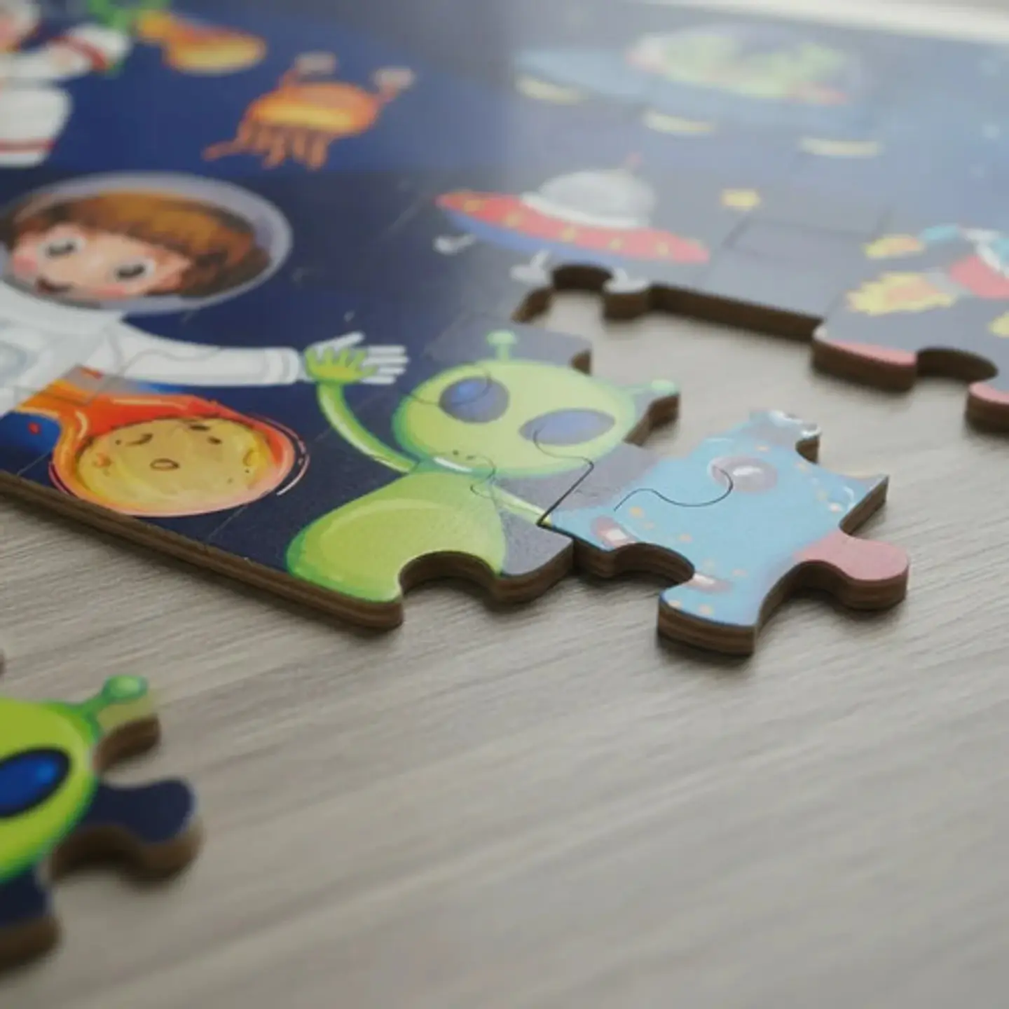 Didáctico De Madera Infantil Rompecabezas Surtido 100 Piezas 4
