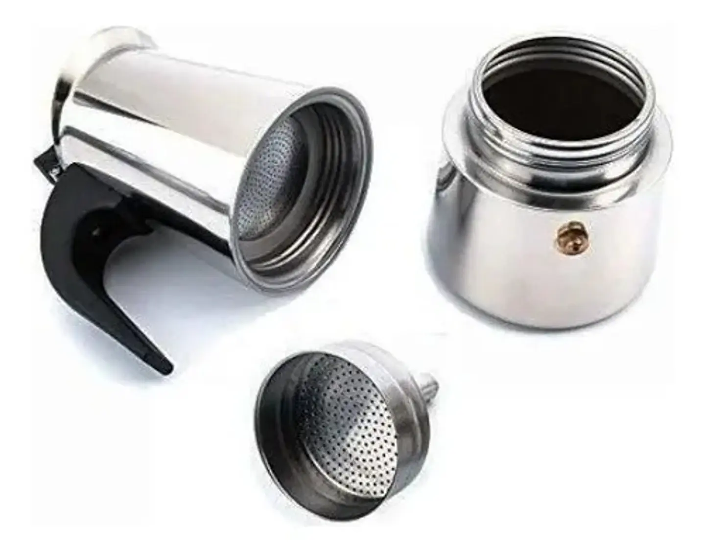Cafetera Espresso Maker 6 Tazas Manual Acero Italiana 2