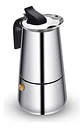 Cafetera Espresso Maker 6 Tazas Manual Acero Italiana - Miniatura 3