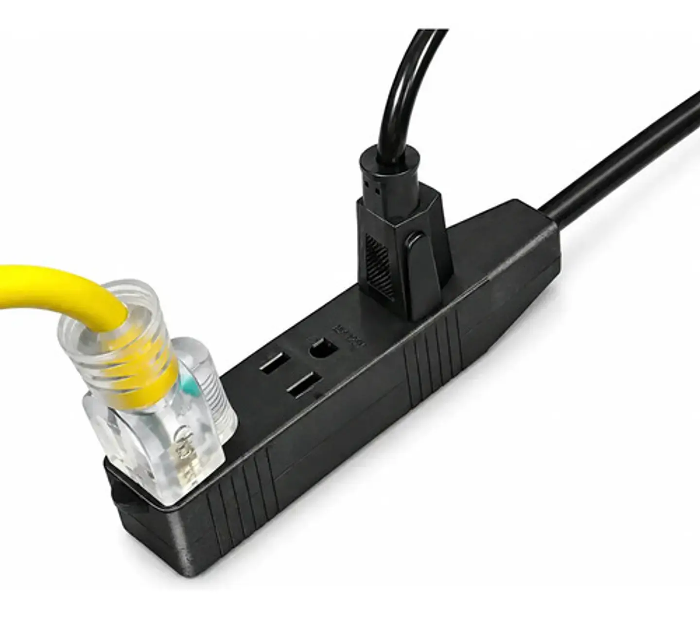 Extensión Eléctrica Industrial Brickell Sb-276 Negra 6m 2