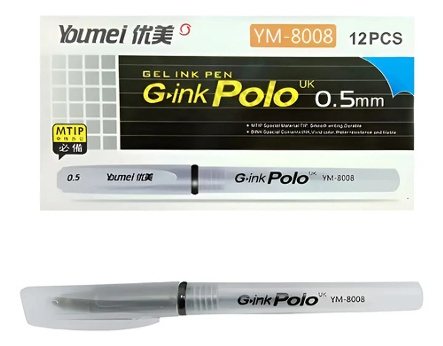 Caja Bolígrafos Gel Polox12 0.5 1
