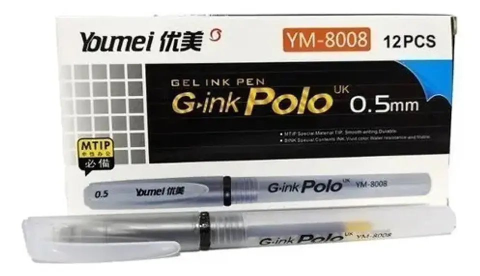 Caja Bolígrafos Gel Polox12 0.5 2