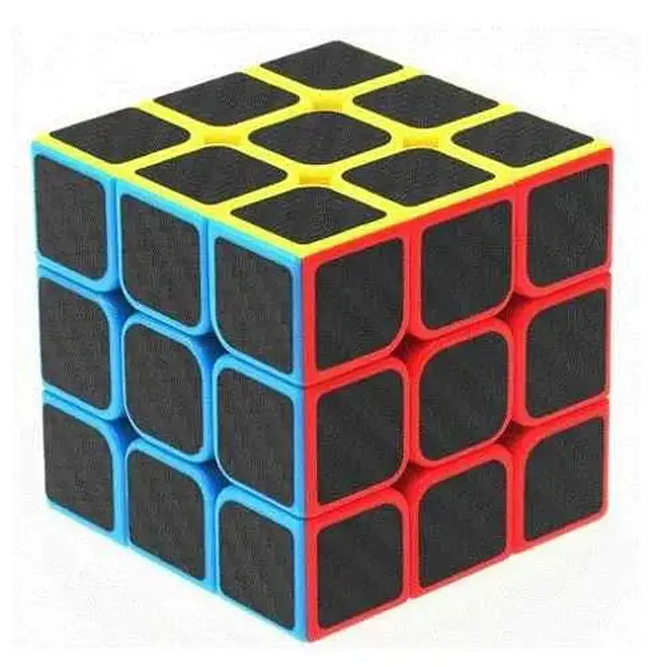 Cubo Mágico Carbono 3x3 Juego Rubik Rompecabezas Sh6602 2