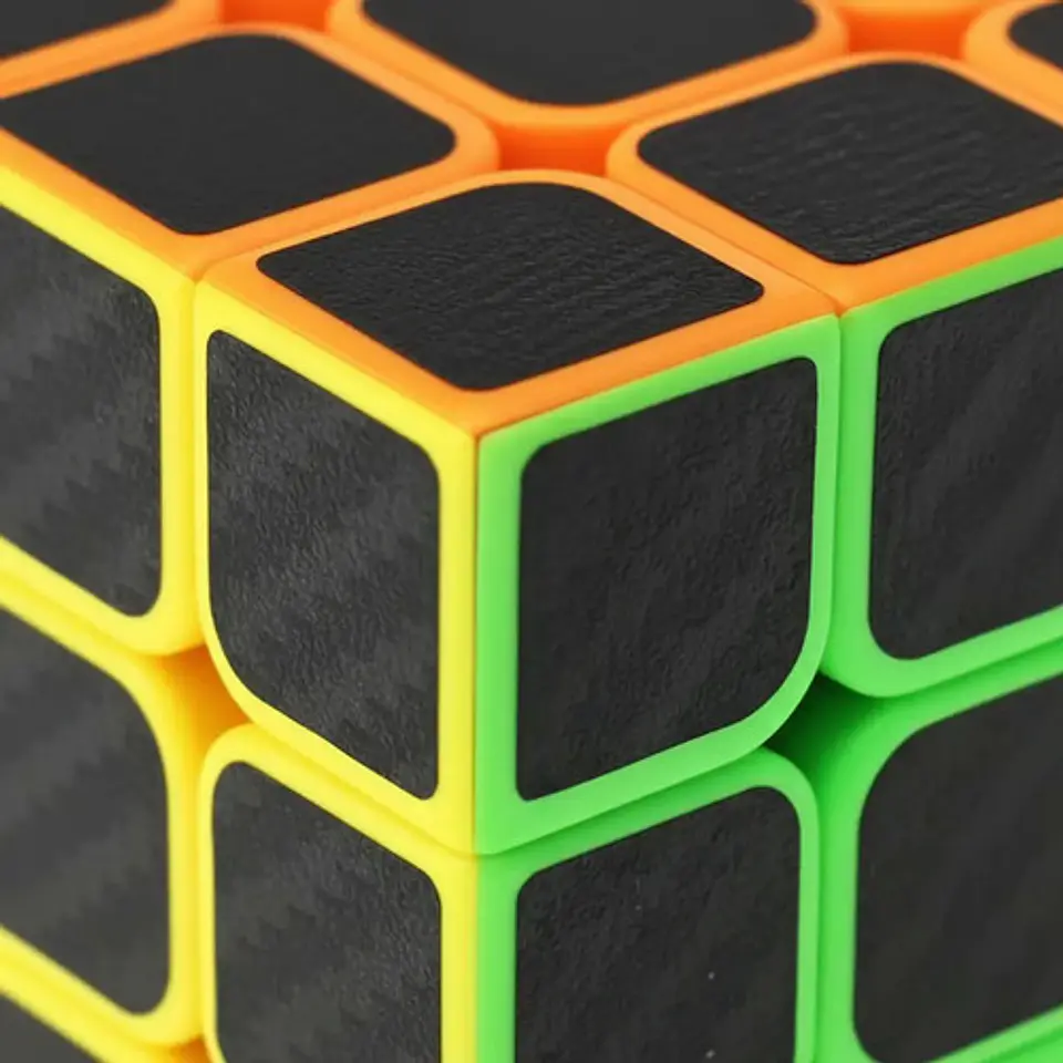 Cubo Mágico Carbono 3x3 Juego Rubik Rompecabezas Sh6602 4