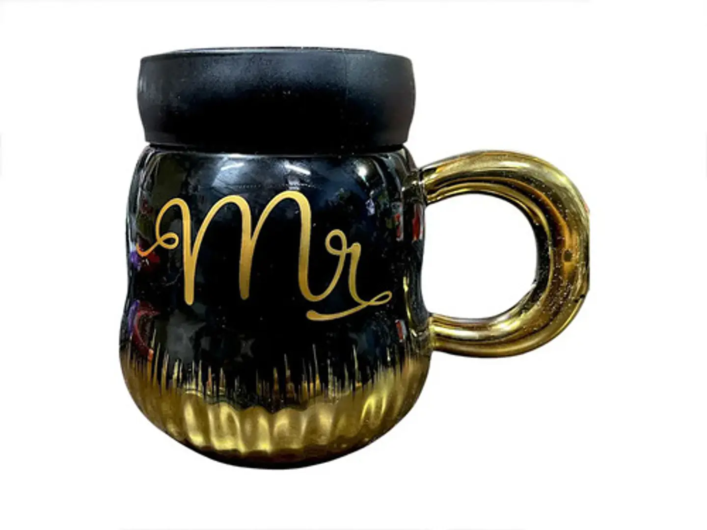 Set 1 Pocillos Tazas Regalo Boda Pareja Ceramica Mugs Espejo 2