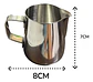 Jarra Para Espumar Leche Acero Inoxidable 150ml Barista - Miniatura 3