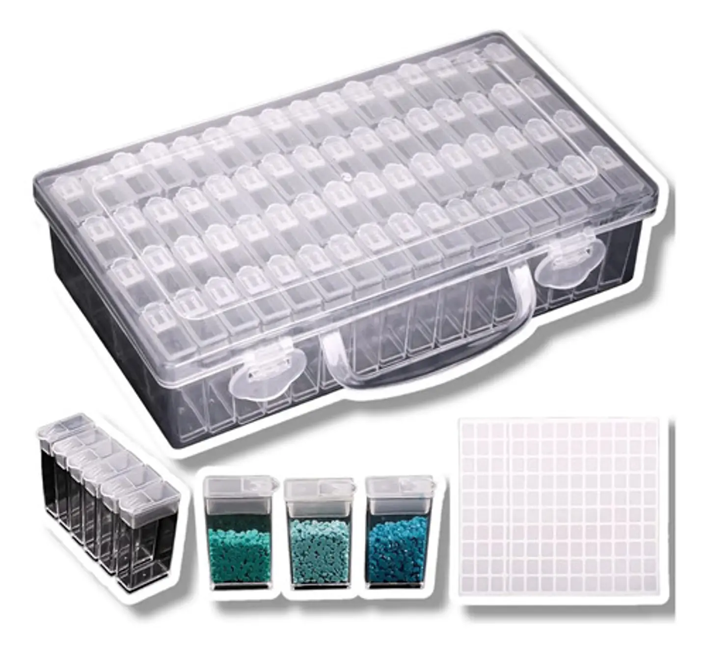 Organizador Plástico Caja. Multifuncional. Removible. 1