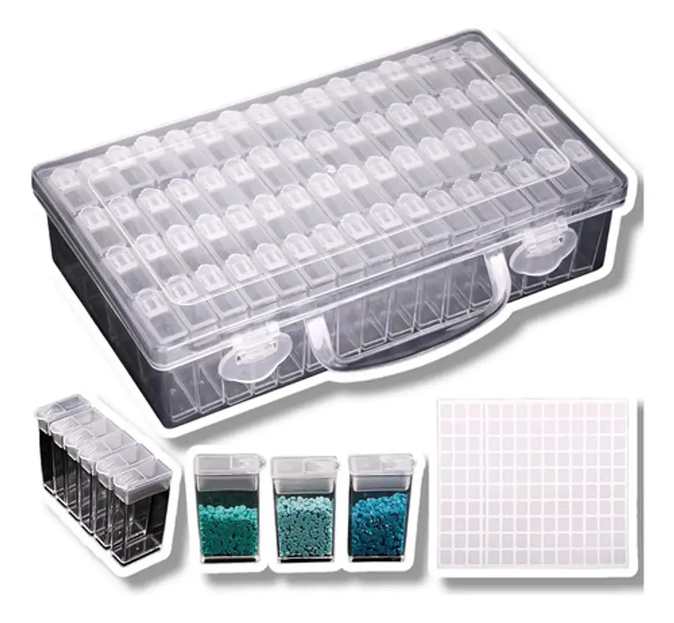Organizador Plástico Caja. Multifuncional. Removible. 1