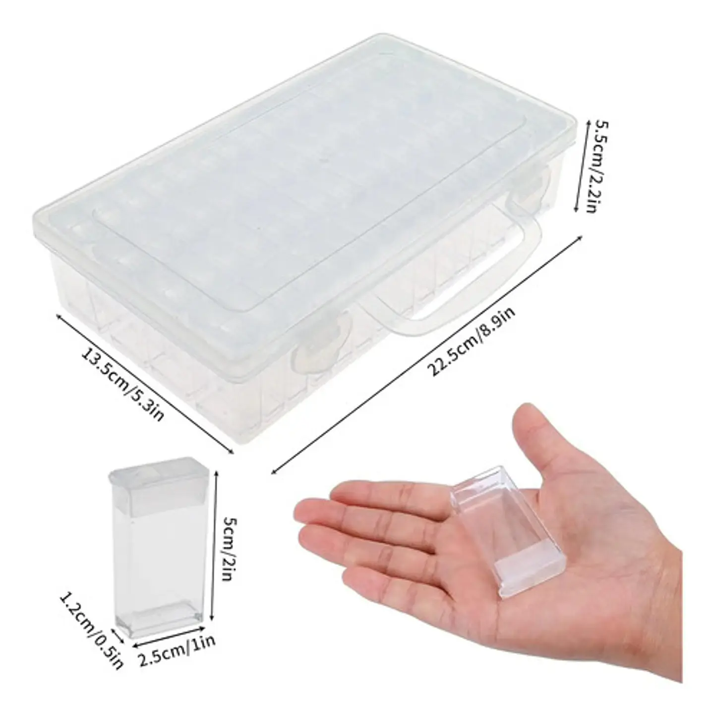 Organizador Plástico Caja. Multifuncional. Removible. 2
