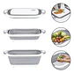 Tabla Picar Escurridor Plegable 3 En 1 Cocina Multifunción Silicona Antideslizante Rebatible Cortar Lavar Verduras Frutas Compacta Pileta Bacha Camping Portátil Resistente Gris - Miniatura 8
