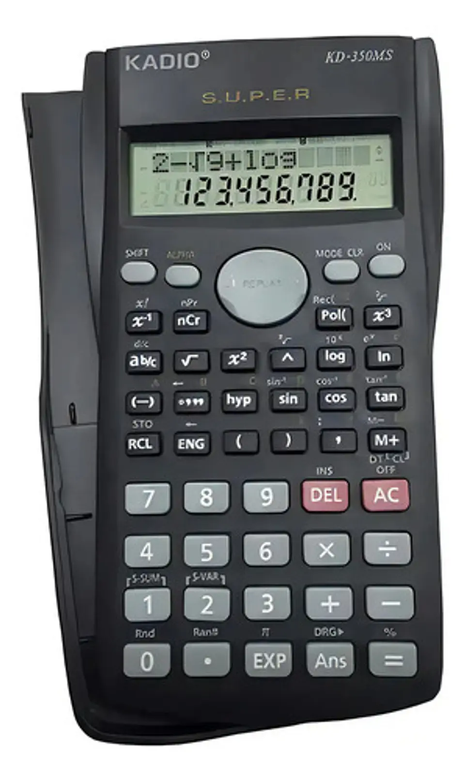 Calculadora Cientifica Kadio Kd-350  Pantalla De 2 Línea 1