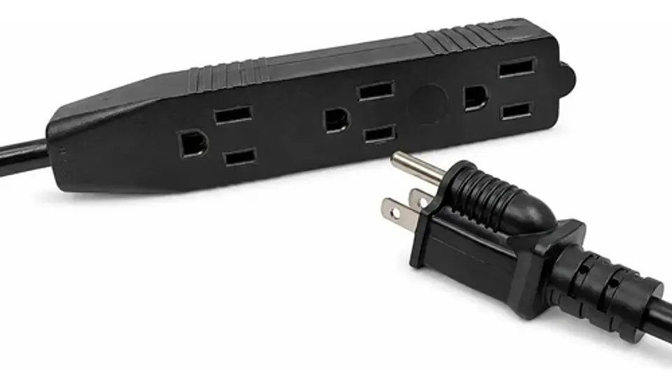 Extensión Eléctrica Industrial Brickell Sb-770 Negra 8m 2