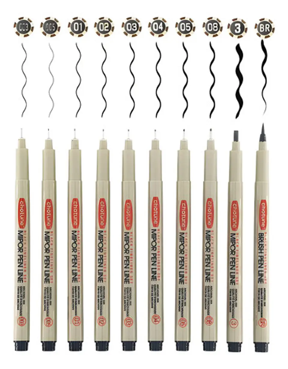Bolígrafos Rapidografos X 10 1