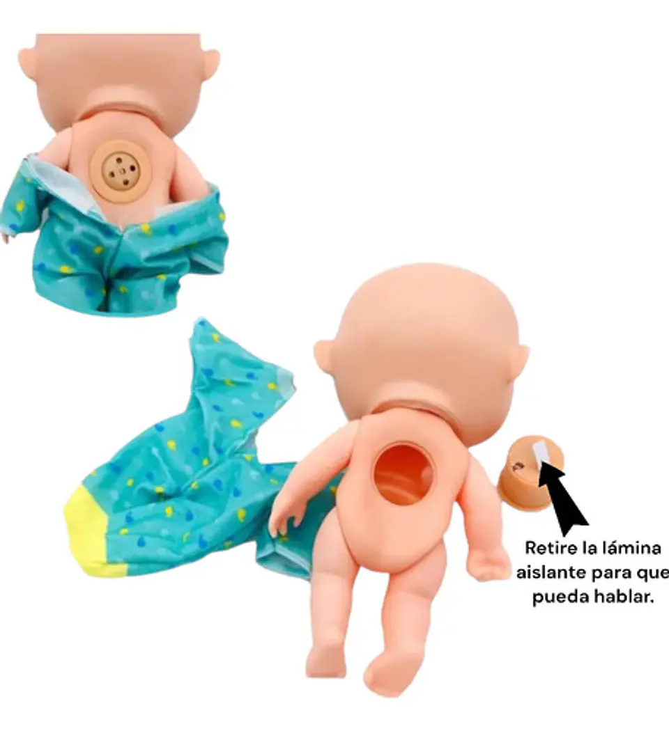 Muñeco Bebe Juguete Con Sonido Cocomelom Musical 4