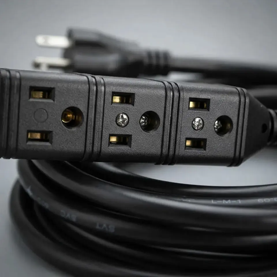 Extensión Eléctrica Industrial Brickell Bk-2071 Negra 15 Met 4