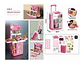 Maletín Cocina Juguete 4en1 Niñas Bowa 63cm Agua 41 Accesorios Rosada Rosada /8776 - Miniatura 5