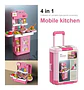Maletín Cocina Juguete 4en1 Niñas Bowa 63cm Agua 41 Accesorios Rosada Rosada /8776 - Miniatura 7