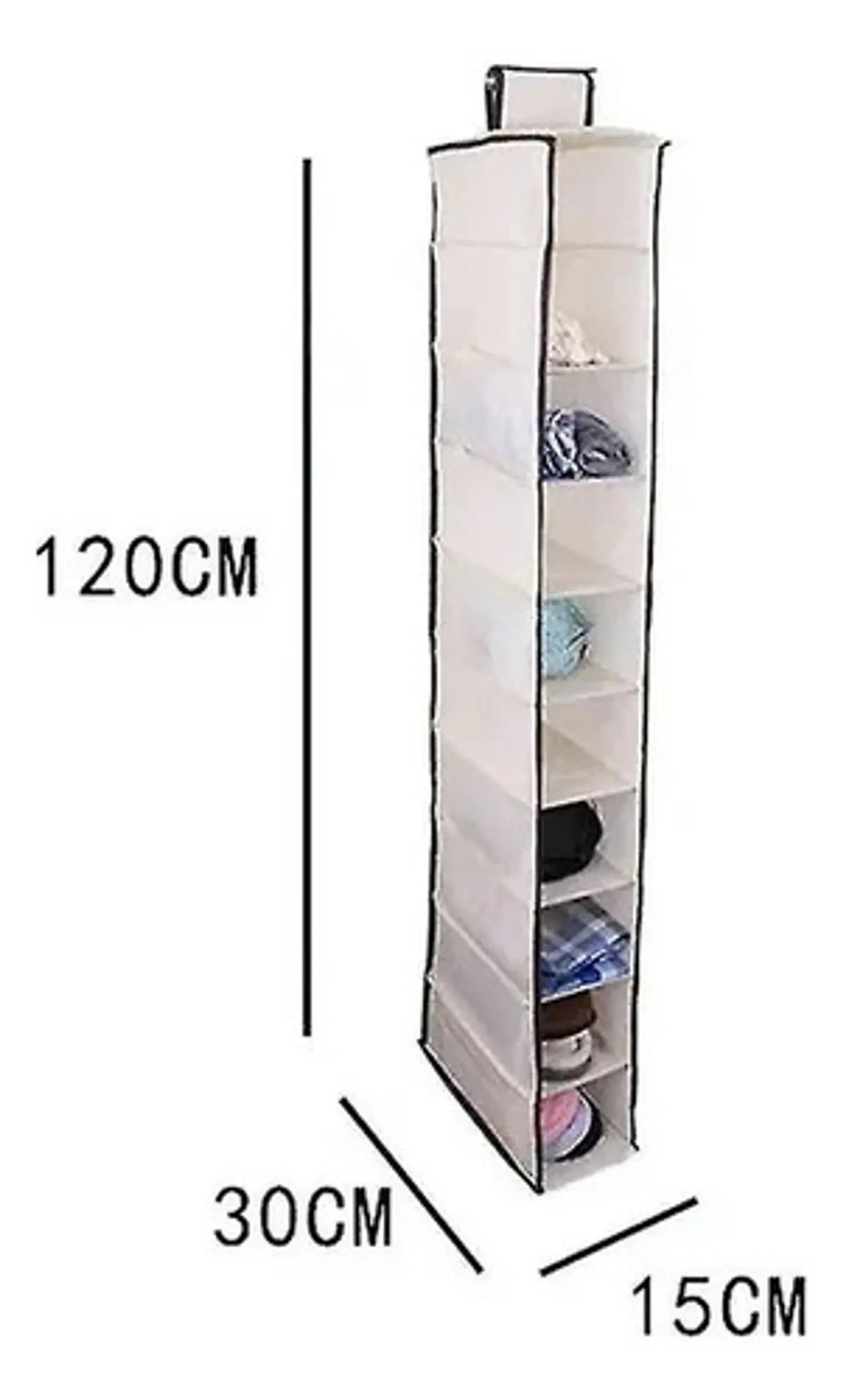 Organizador De Zapatos Tela 15x30x120 Cm Organizador 00834  5