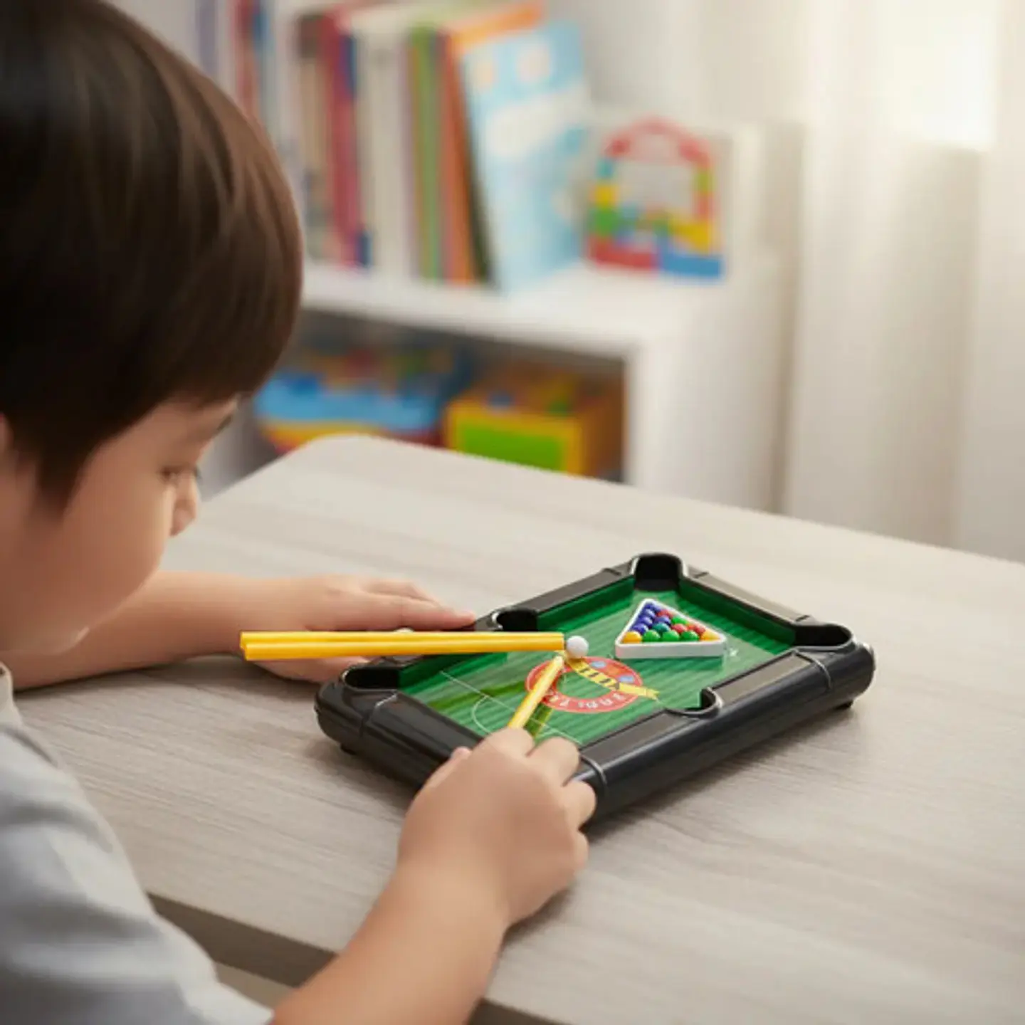 Mini Billar Pool De Juguete Mesa Billares Para Niños 2