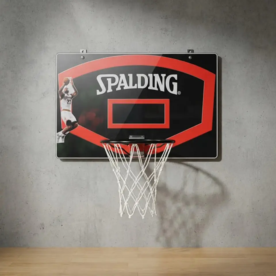 Tablero De Baloncesto Pared Básquet  Aro Y Malla Grande 2
