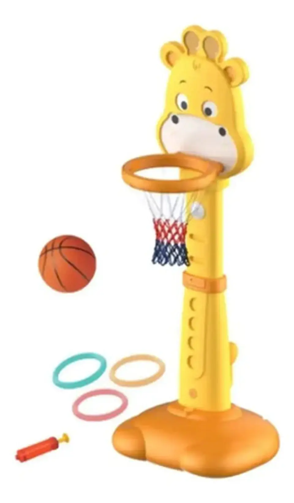 Cancha Basketball 3 En 1 Forma Jirafa Para Niños Interiores 3