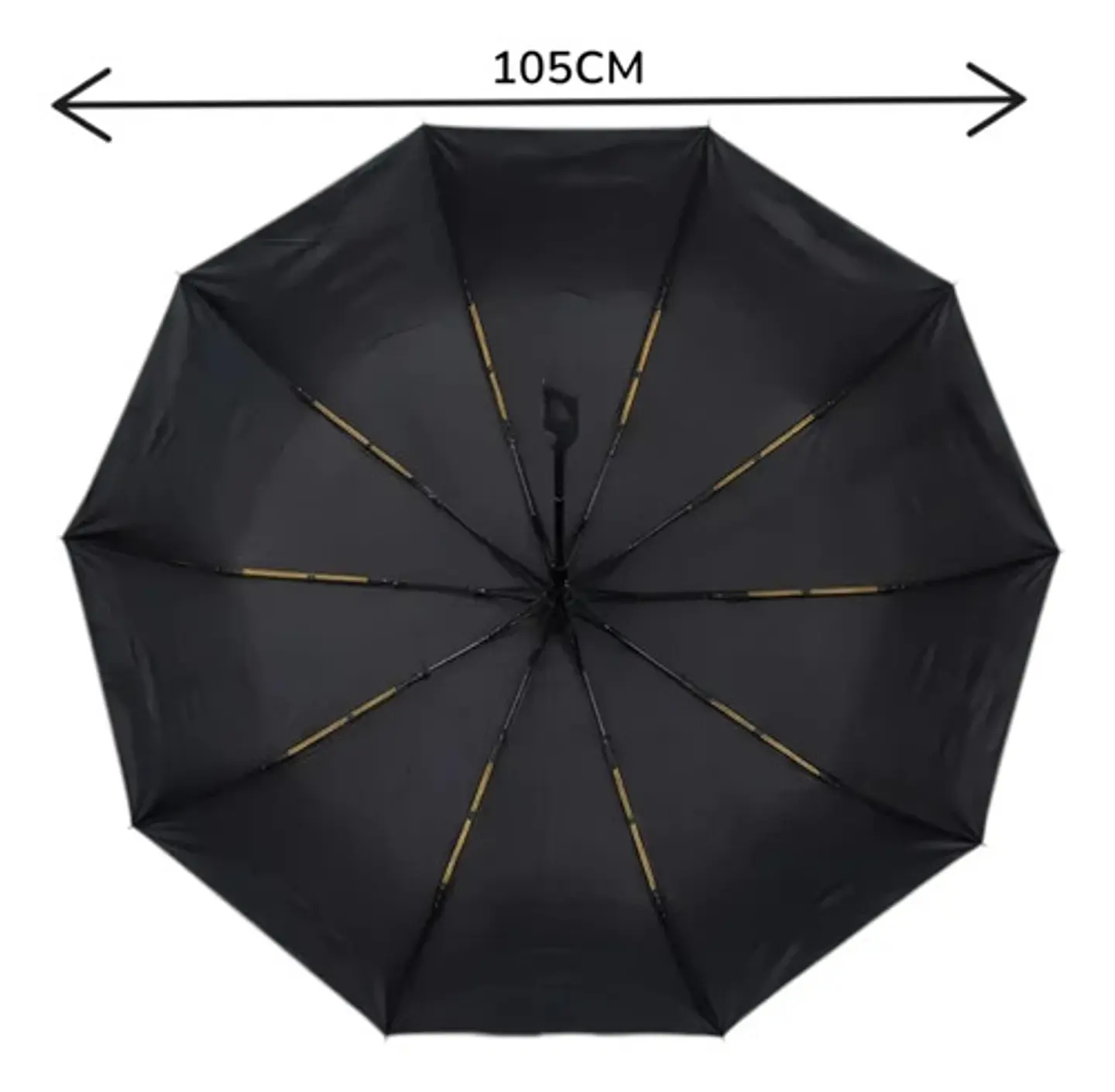 Sombrilla Automatica Plegable Resistente 2 Varillas Hebilla 5