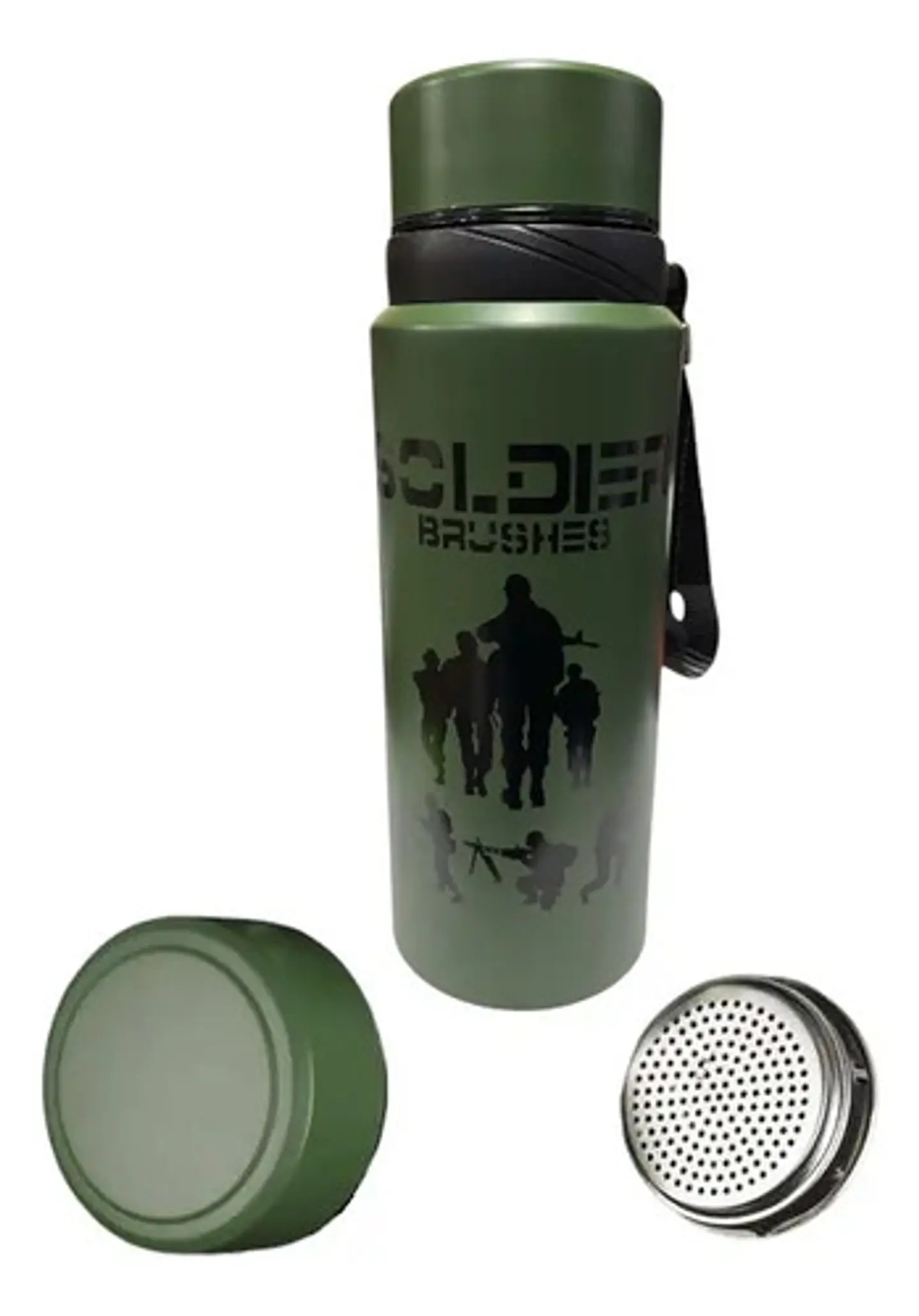 Botilito Termo Acero Inoxidable 1000 Ml Regalo Hombre Milita 12