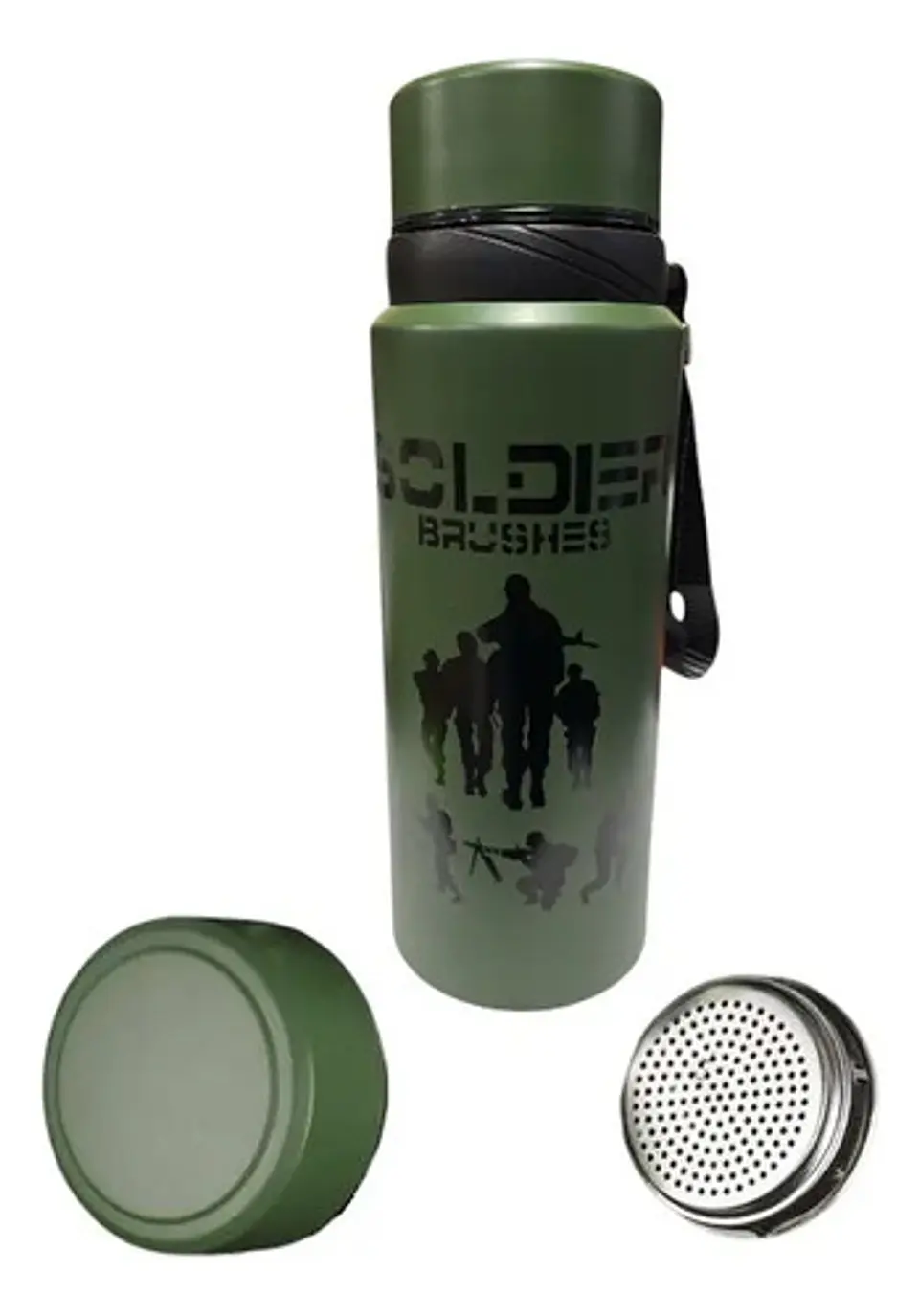 Botilito Termo Acero Inoxidable 1000 Ml Regalo Hombre Milita 12