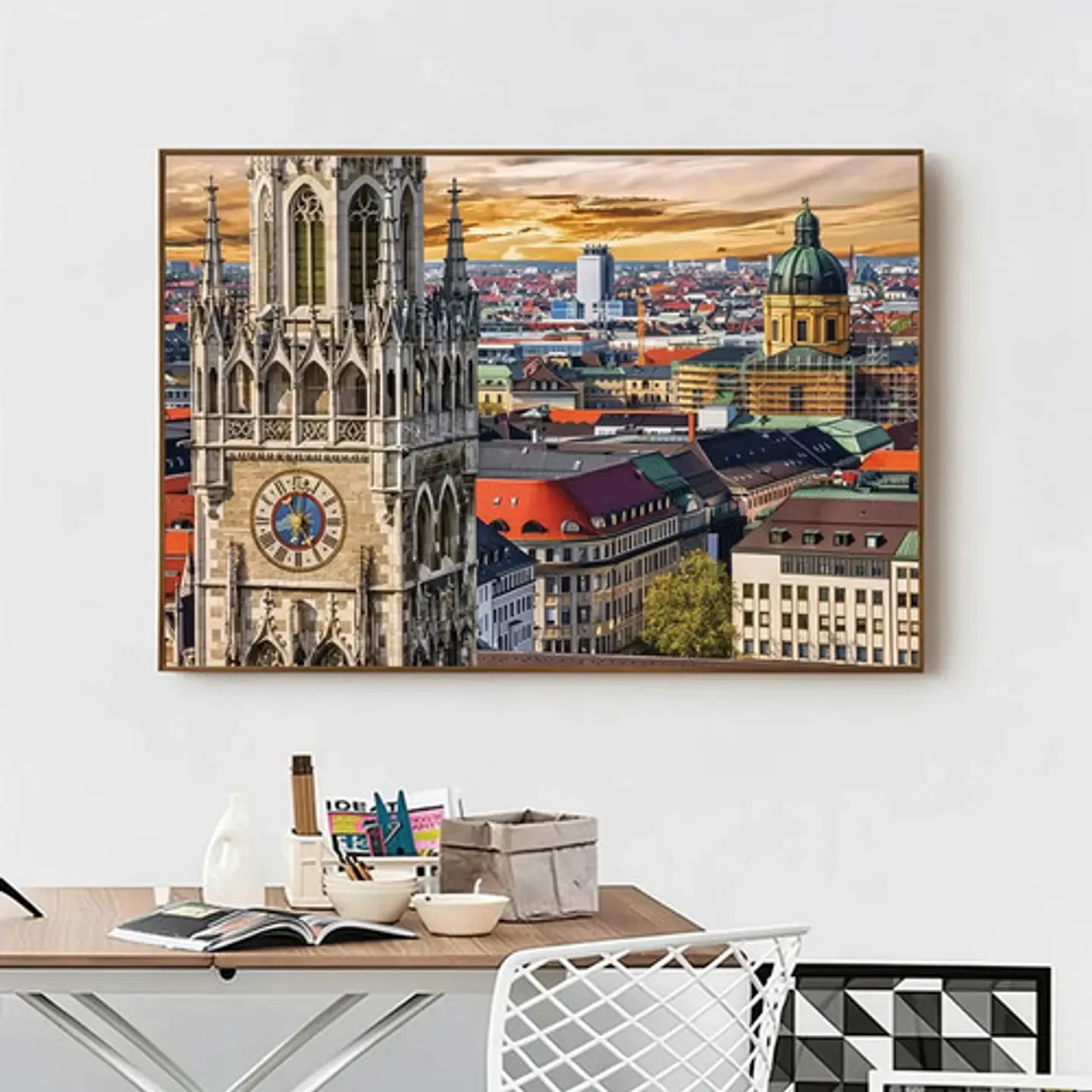 Rompecabezas Hao Xiang Munich Landscape 1000 Piezas 70x50cm 4