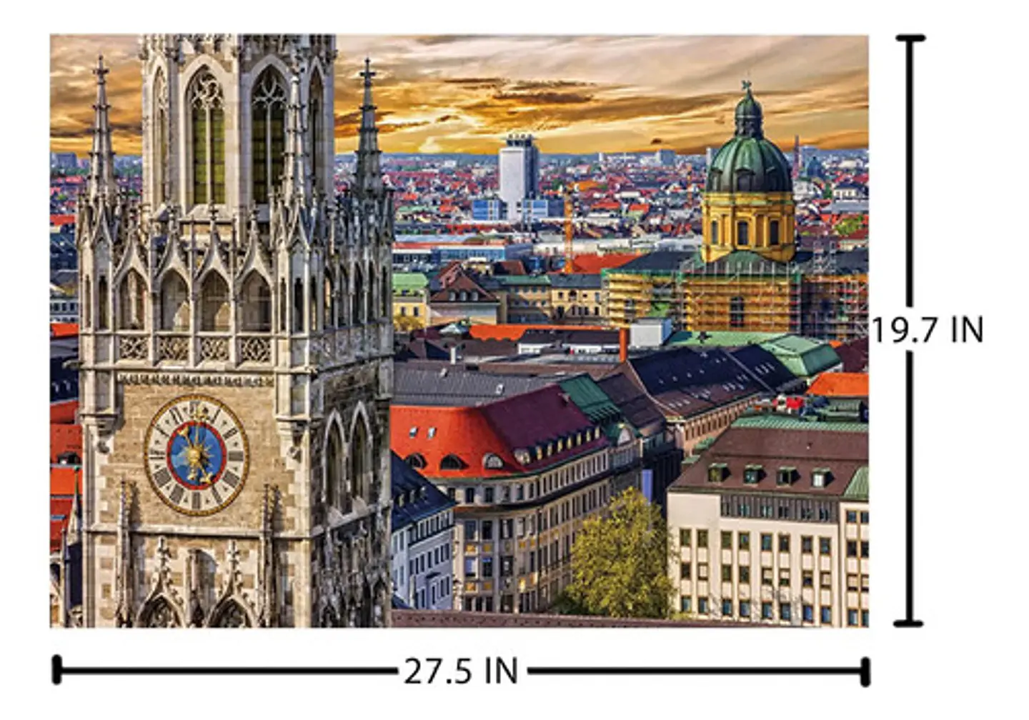 Rompecabezas Hao Xiang Munich Landscape 1000 Piezas 70x50cm 5