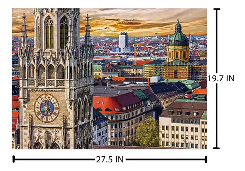Rompecabezas Hao Xiang Munich Landscape 1000 Piezas 70x50cm 5