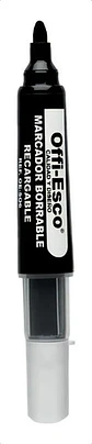 Marcador Borrable Recargable Offi-esco Negro Punta Japonesa Pack 10 Para Acrílico - Miniatura 2