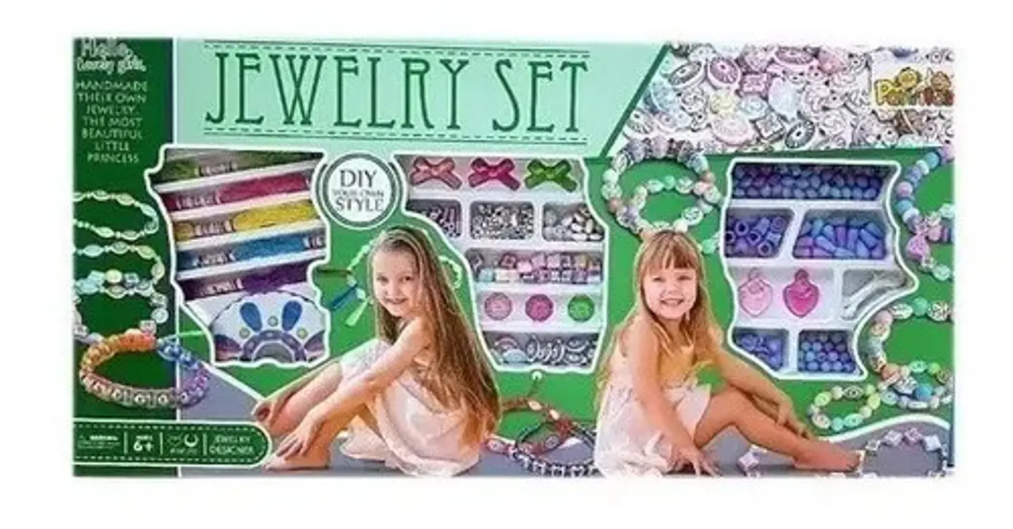 Kit Chaquiras Manillas Fabricación Pulseras Dijes Manualidad 1
