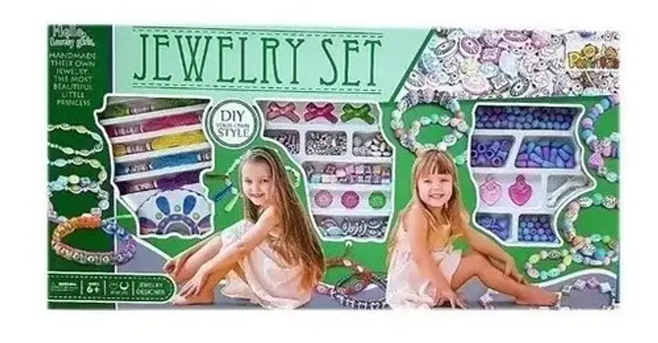 Kit Chaquiras Manillas Fabricación Pulseras Dijes Manualidad 1