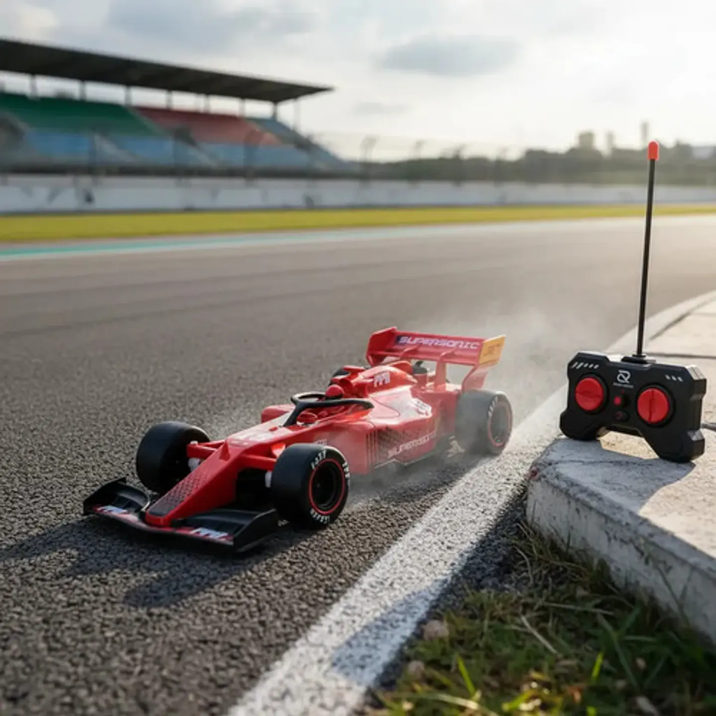 Carro Control Remoto Formula 1 F1 Carreras Con Luz Y Humo 3