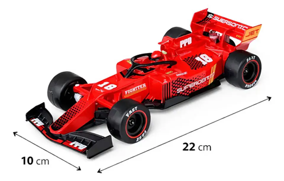 Carro Control Remoto Formula 1 F1 Carreras Con Luz Y Humo 4