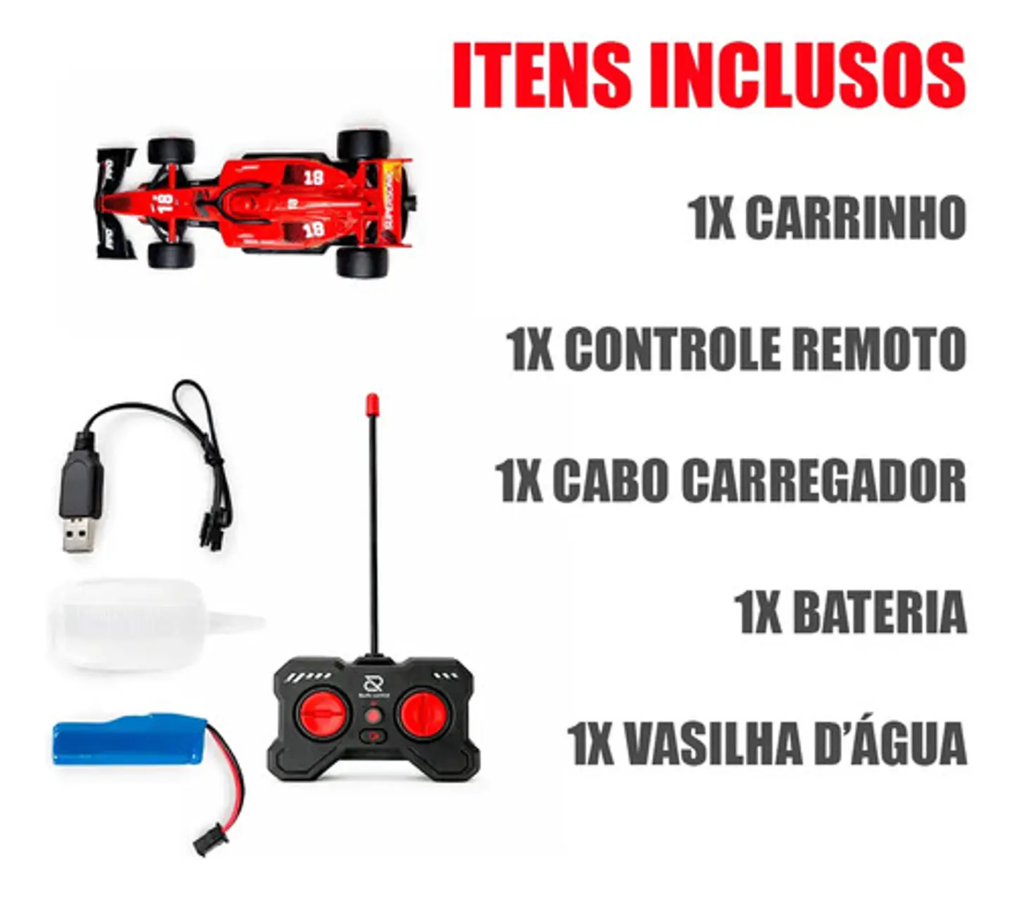 Carro Control Remoto Formula 1 F1 Carreras Con Luz Y Humo 6