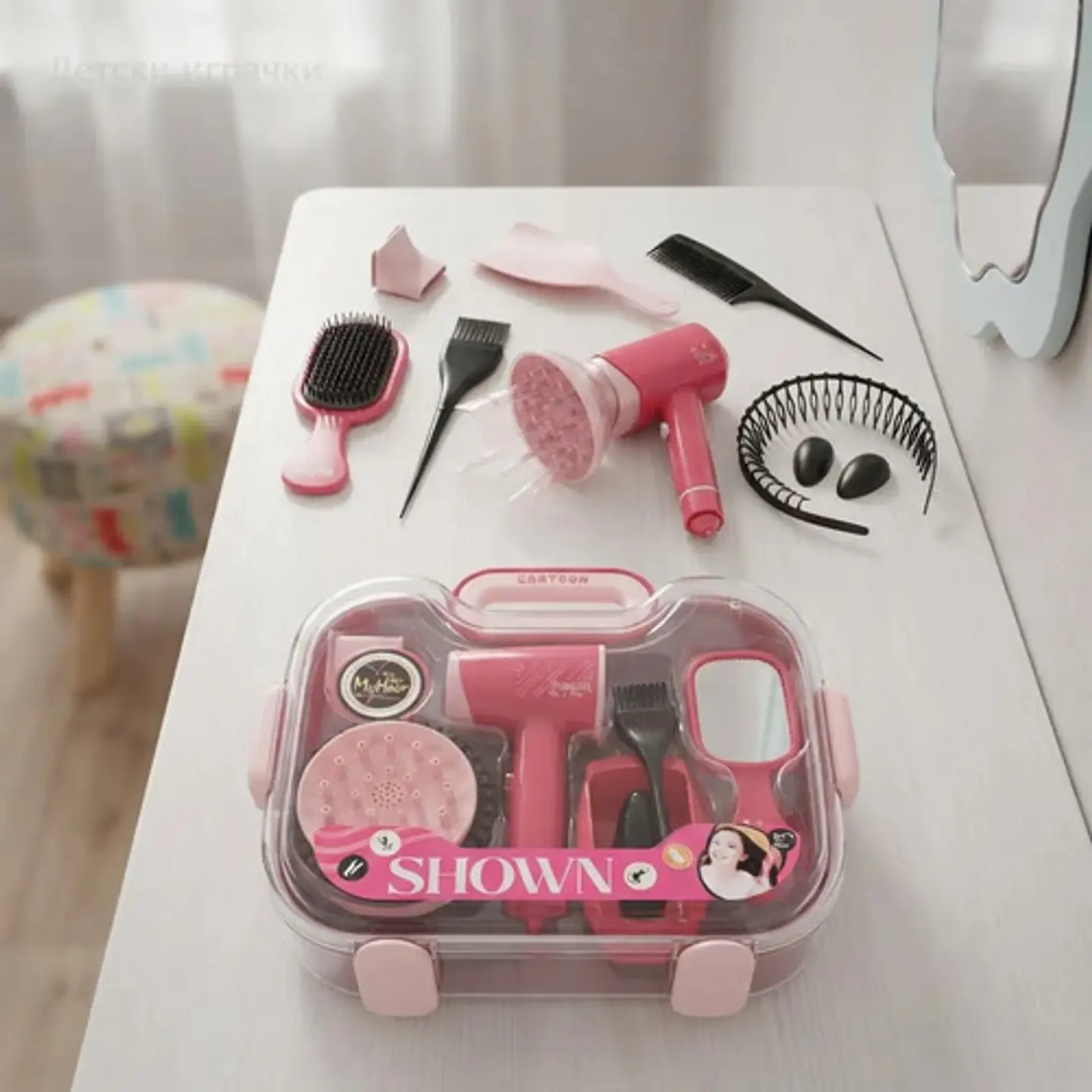 Set De Maleta Kit Maletin De Belleza Peluqueria Infantil 1