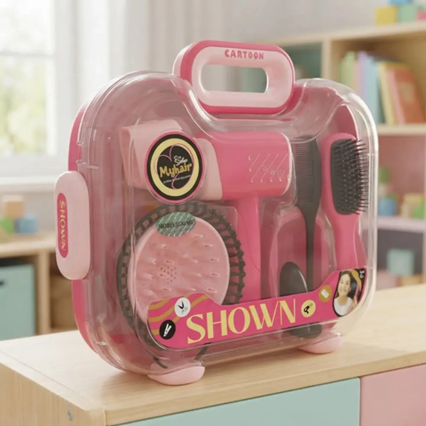 Set De Maleta Kit Maletin De Belleza Peluqueria Infantil 5